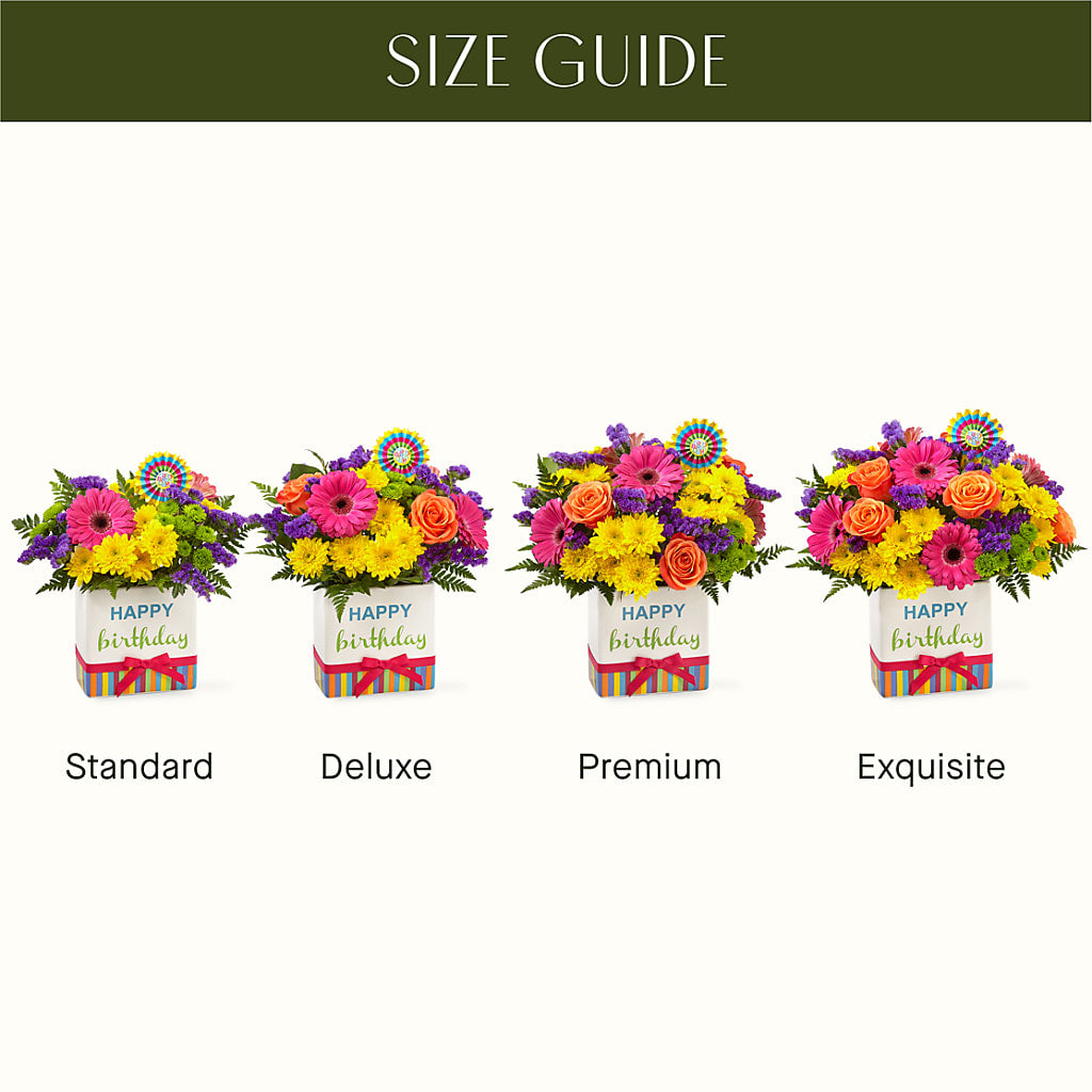 Birthday Brights Bouquet – Charleston Cut Flower Company, Charleston WV