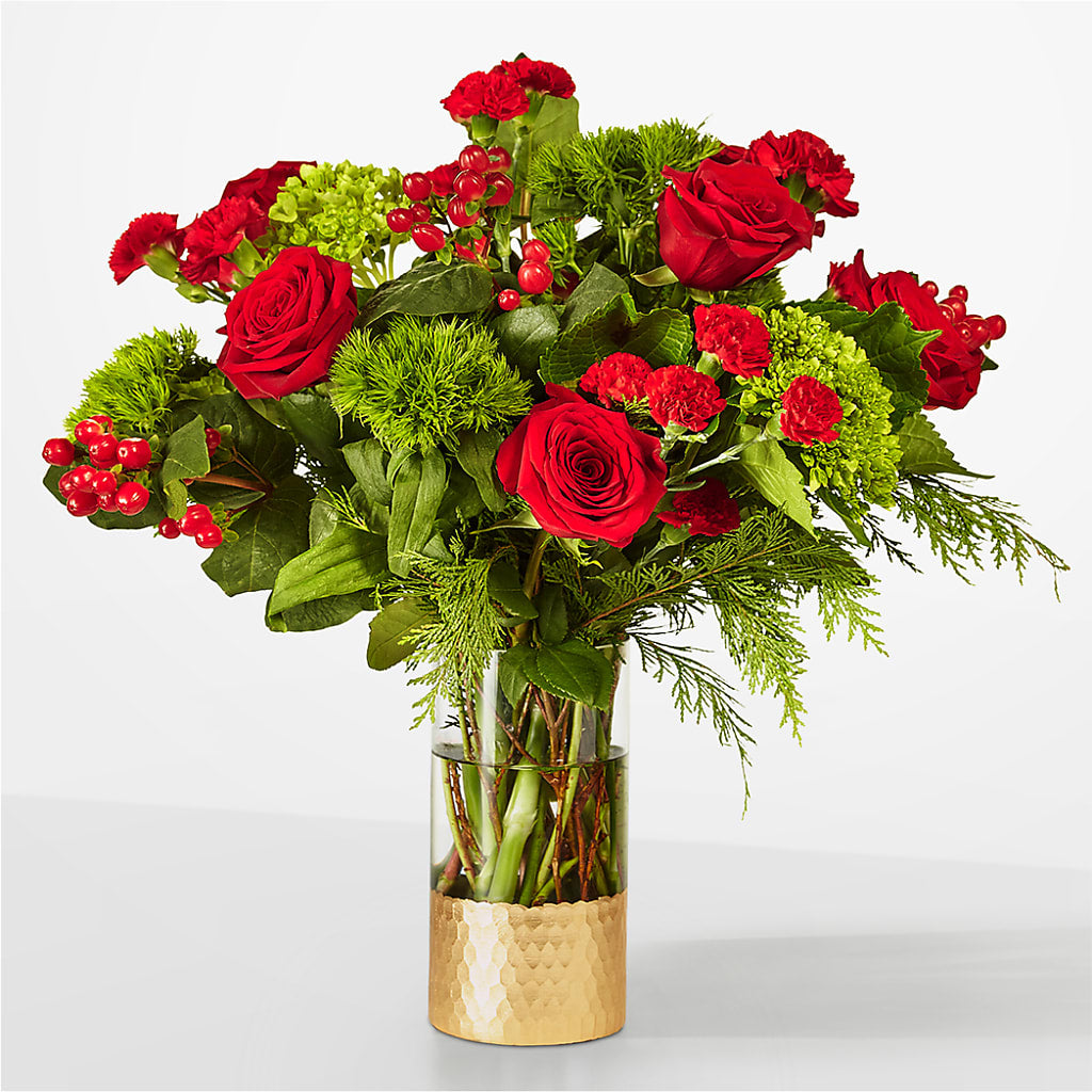 Plaid Throw Bouquet – Charleston Cut Flower Company, Charleston WV