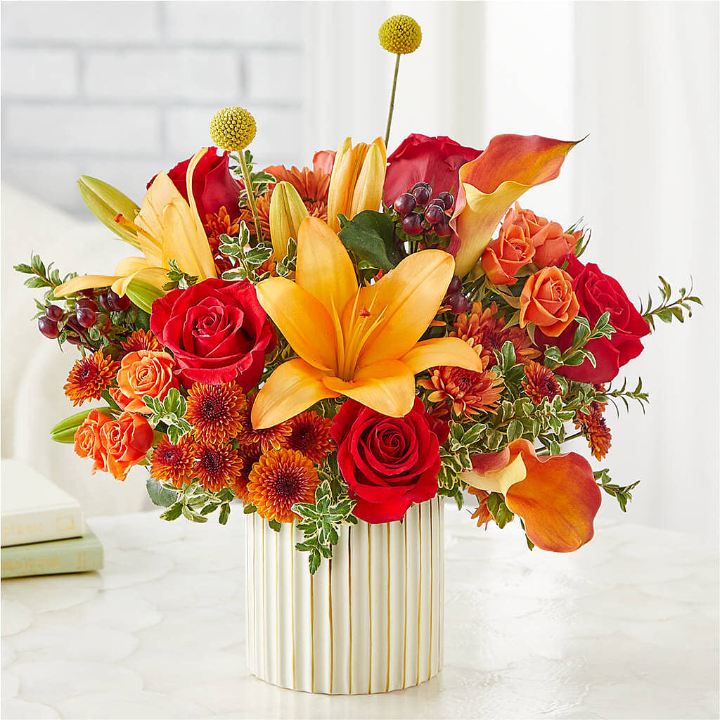 Scarlet Skies Bouquet – Charleston Cut Flower Company, Charleston WV