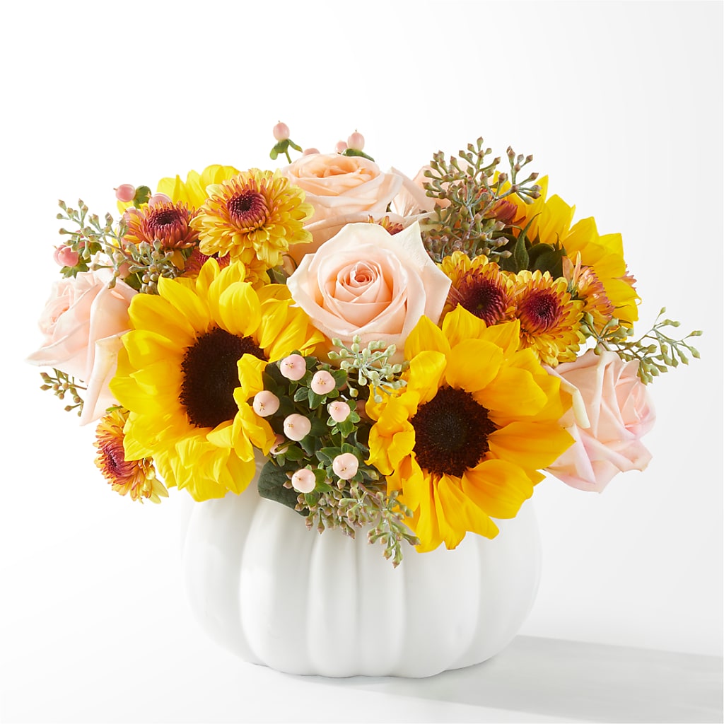 Pumpkin to Talk About Bouquet – Charleston Cut Flower Company, Charleston WV