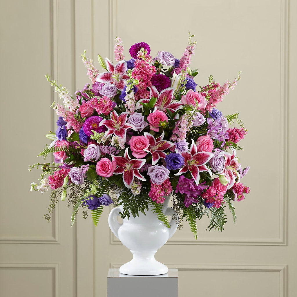 Peaceful Tribute Arrangement – Charleston Cut Flower Company, Charleston WV