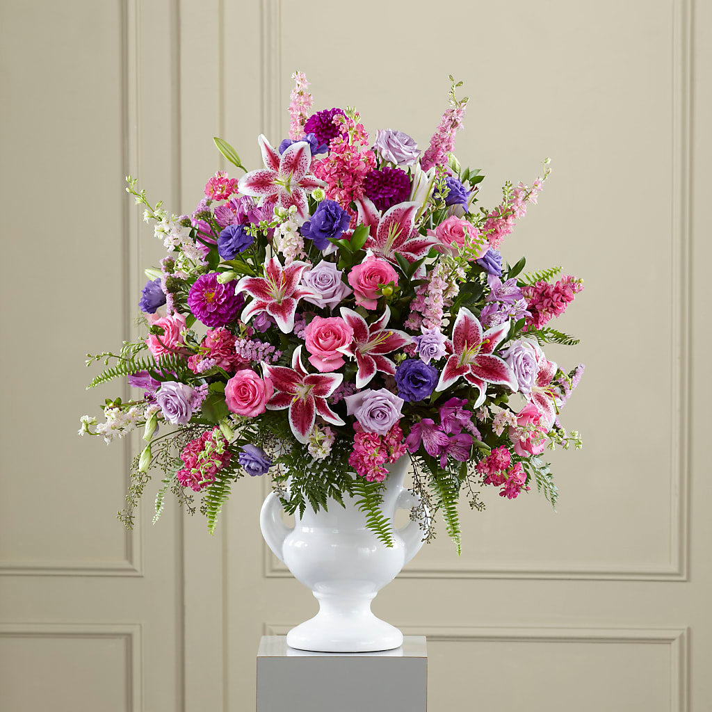 Peaceful Tribute Arrangement – Charleston Cut Flower Company, Charleston WV