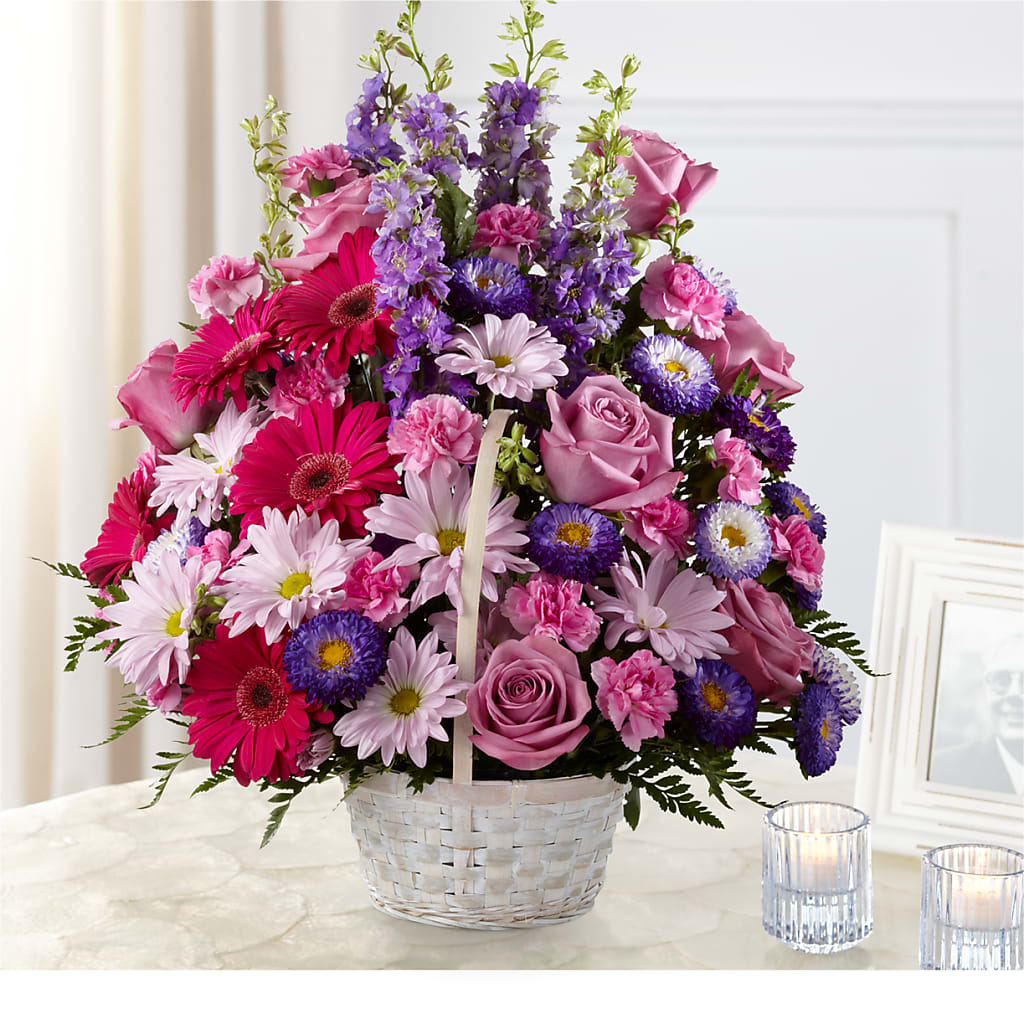 Pastel Peace Basket – Charleston Cut Flower Company, Charleston WV