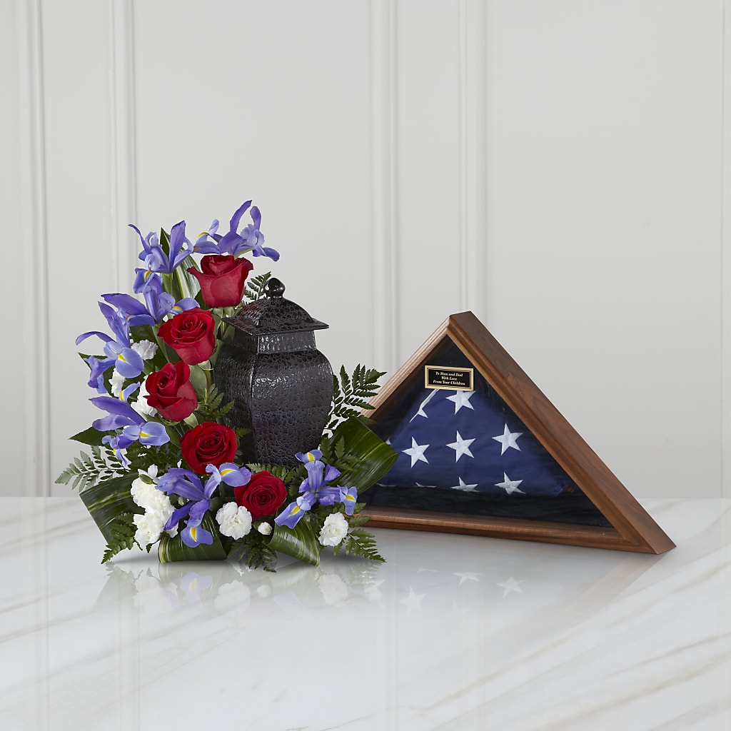 Patriotic Tribute Arrangement – Charleston Cut Flower Company, Charleston WV