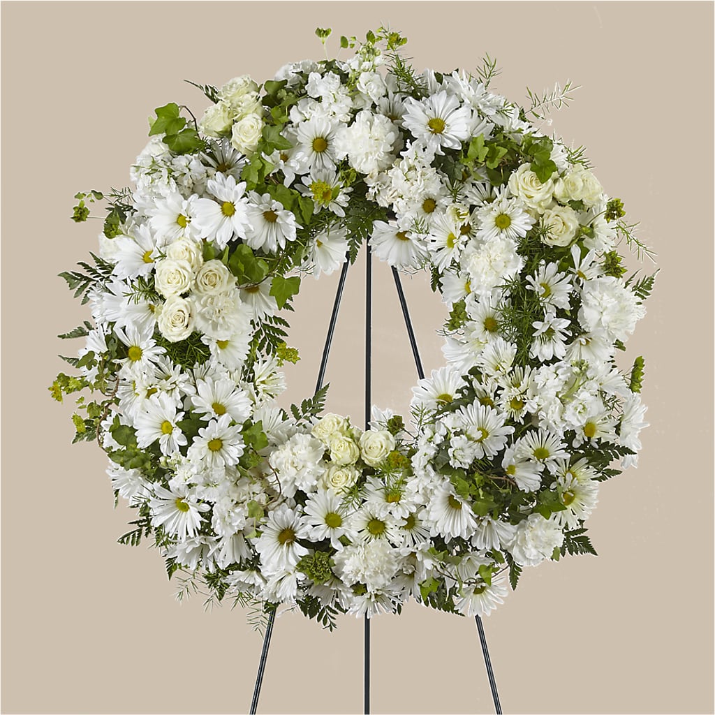 Faithful Wishes Wreath – Charleston Cut Flower Company, Charleston WV