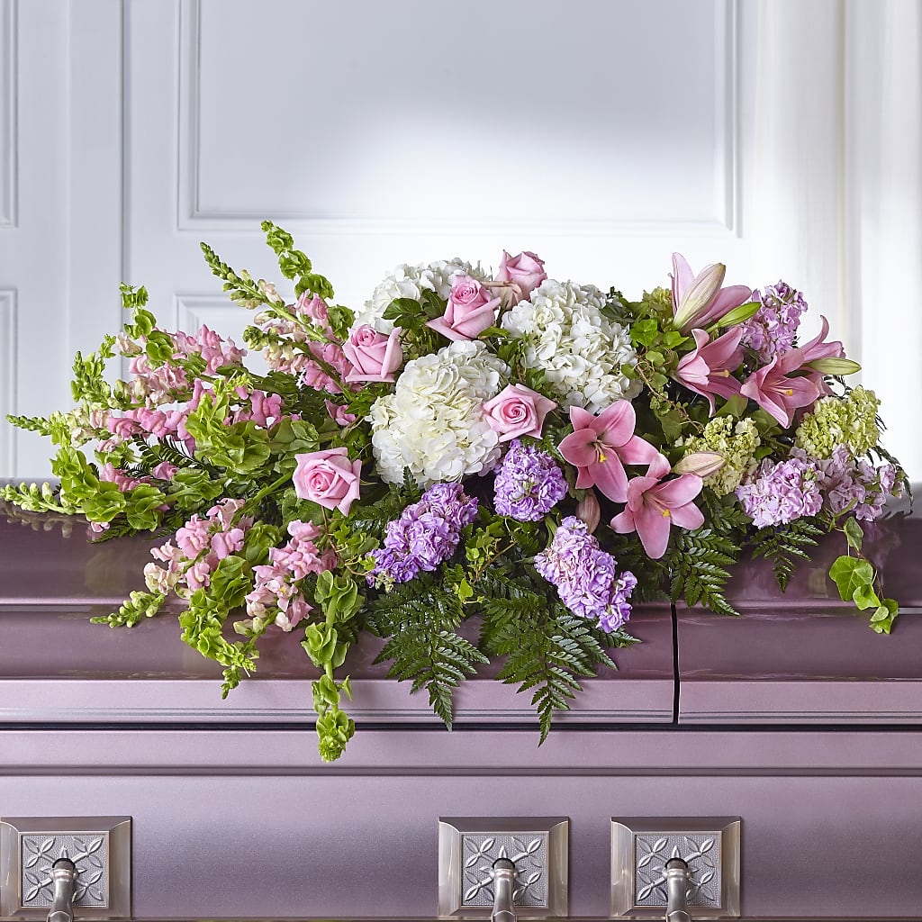 Life's Gratitude Casket Spray – Charleston Cut Flower Company, Charleston WV