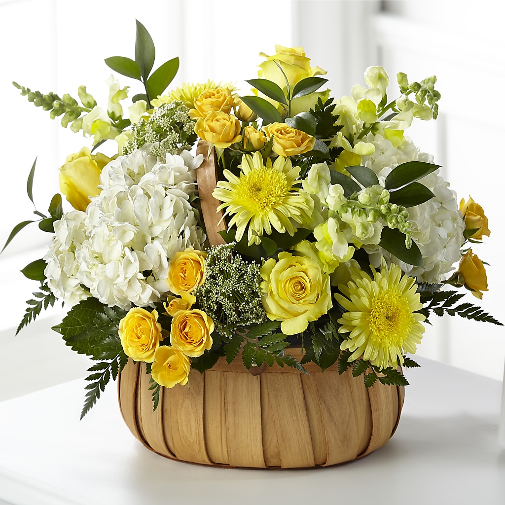 Rustic Remembrance Basket – Charleston Cut Flower Company, Charleston WV