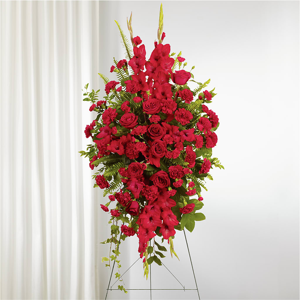 From the Heart Standing Spray – Charleston Cut Flower Company, Charleston WV