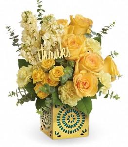 Teleflora's Shimmer of Thanks by CCF – Charleston Cut Flower Company, Charleston WV