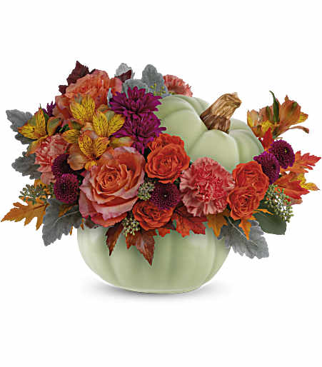 Teleflora's Sage Harvest Pumpkin by CCF