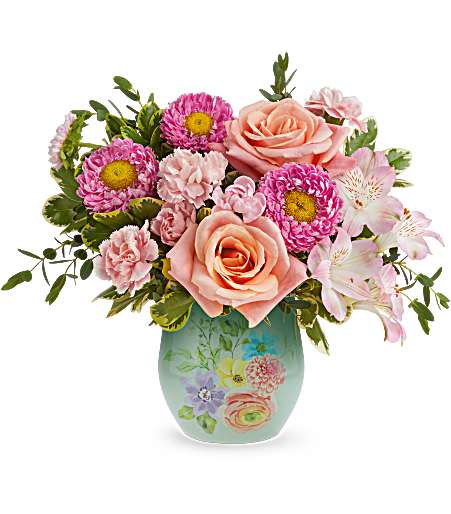 Teleflora's Watercolor Garden by CCF – Charleston Cut Flower Company, Charleston WV
