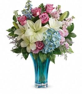 Teleflora's Heart's Pirouette by CCF – Charleston Cut Flower Company, Charleston WV