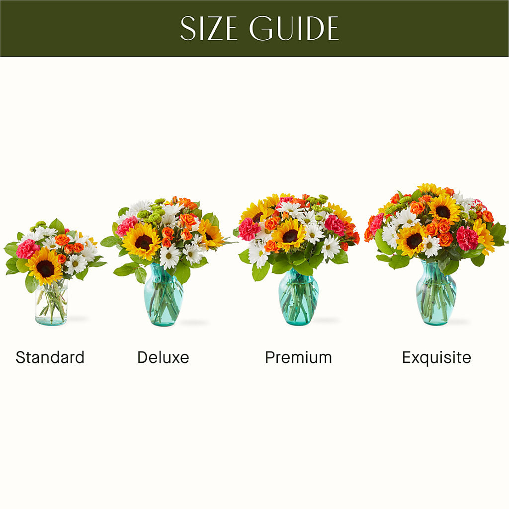 Sun-drenched Blooms Bouquet – Charleston Cut Flower Company, Charleston WV