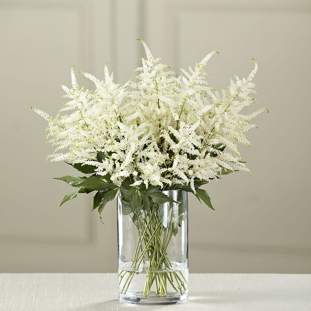 White Astilbe Bouquet – Charleston Cut Flower Company, Charleston WV