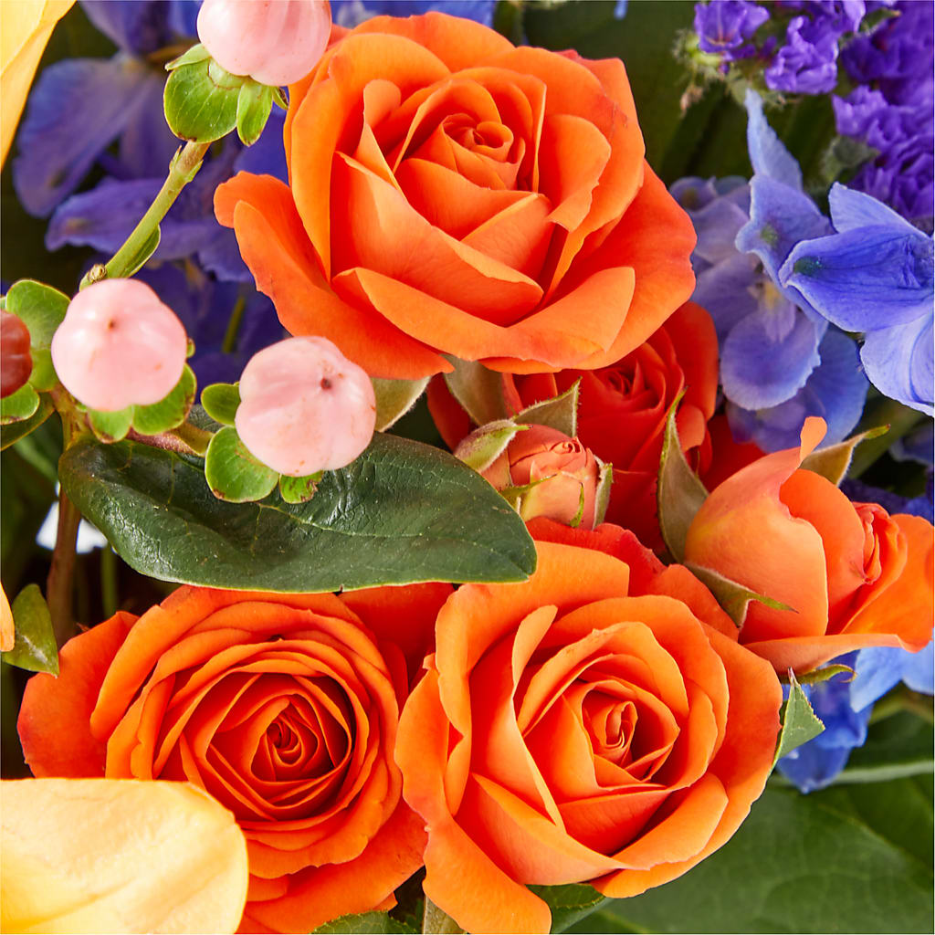 Radiant Citrus Box Bouquet –  Charleston Cut Flower Company, Charleston WV