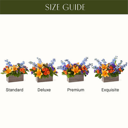 Radiant Citrus Box Bouquet –  Charleston Cut Flower Company, Charleston WV