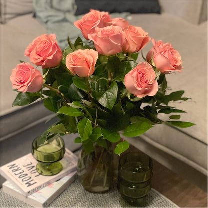 Long Stem Pink Rose Bouquet –  Charleston Cut Flower Company, Charleston WV