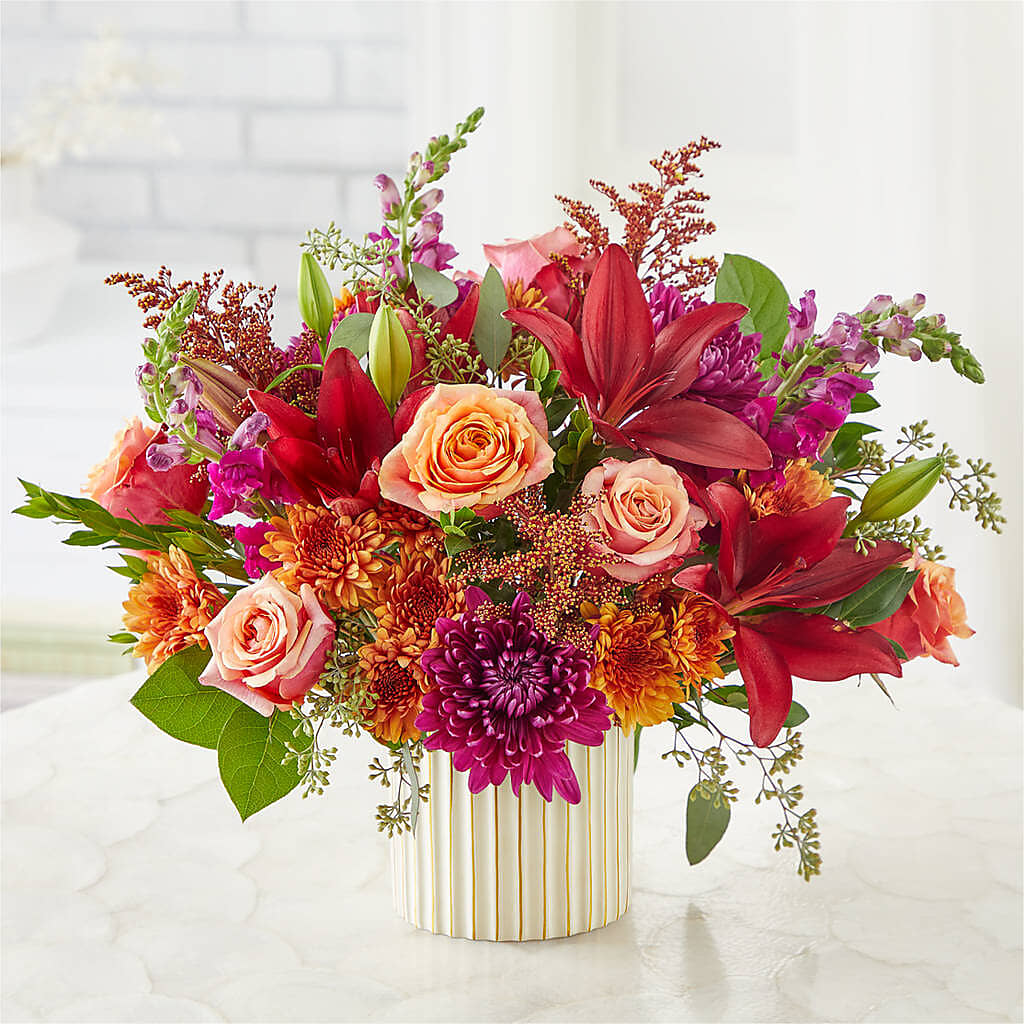 Burgundy Landscape Bouquet –  Charleston Cut Flower Company, Charleston WV