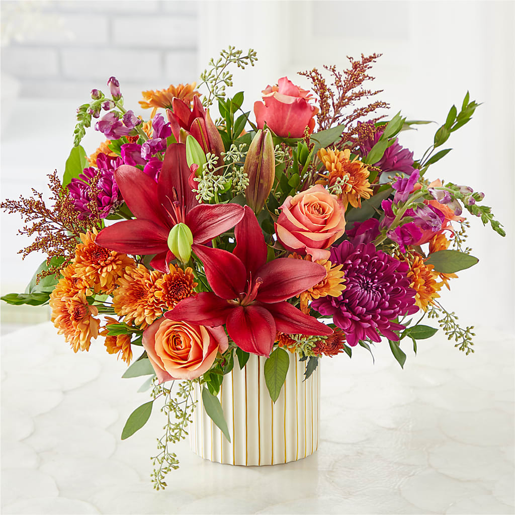 Burgundy Landscape Bouquet –  Charleston Cut Flower Company, Charleston WV