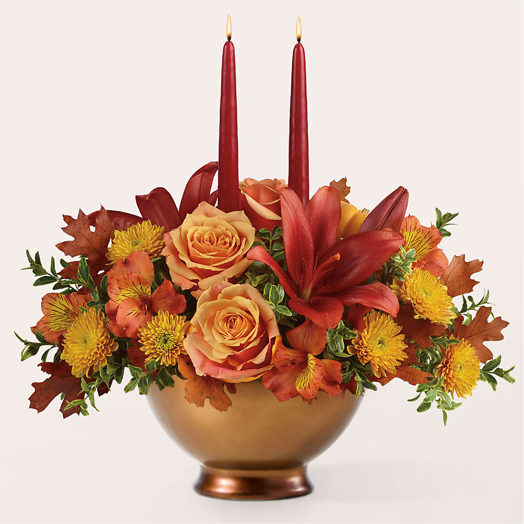 Harvest Table Centerpiece –  Charleston Cut Flower Company, Charleston WV