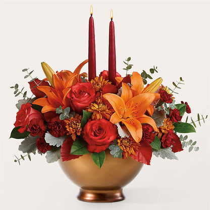 Fruits of Fall Centerpiece –  Charleston Cut Flower Company, Charleston WV