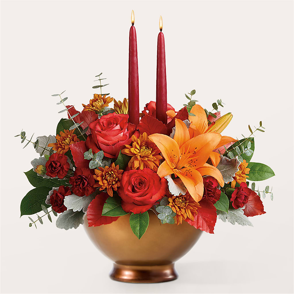 Fruits of Fall Centerpiece –  Charleston Cut Flower Company, Charleston WV