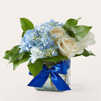 Sky Blue Delight Bouquet –  Charleston Cut Flower Company, Charleston WV
