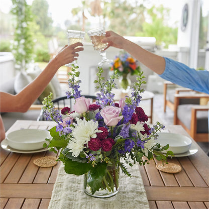Violet Frost Bouquet –  Charleston Cut Flower Company, Charleston WV