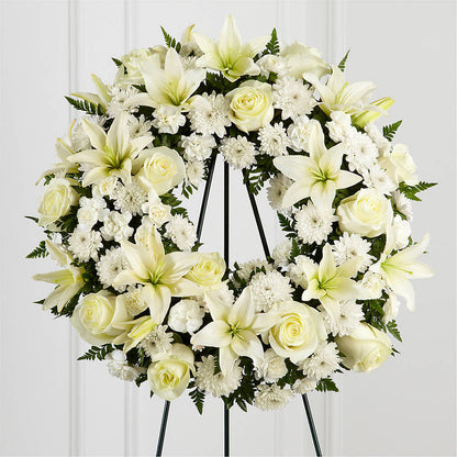 Treasured Tribute Wreath –  Charleston Cut Flower Company, Charleston WV