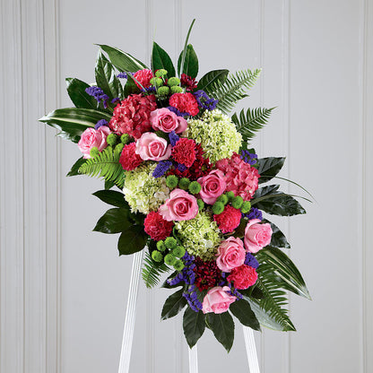 Refreshing Mix Standing Spray –  Charleston Cut Flower Company, Charleston WV
