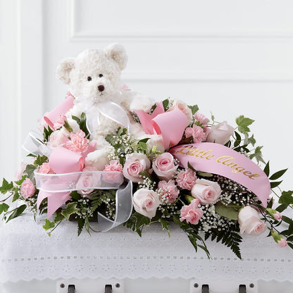 Touch of Sympathy Casket Spray –  Charleston Cut Flower Company, Charleston WV