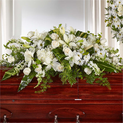 Abundance Casket Spray –  Charleston Cut Flower Company, Charleston WV