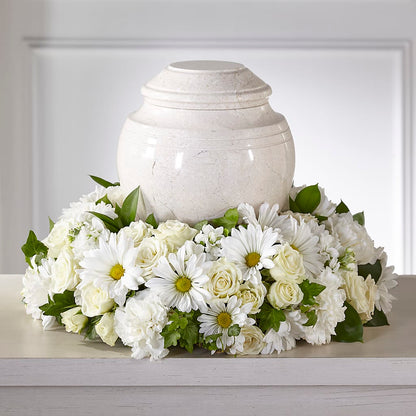 Ivory Gardens Cremation Adornment –  Charleston Cut Flower Company, Charleston WV