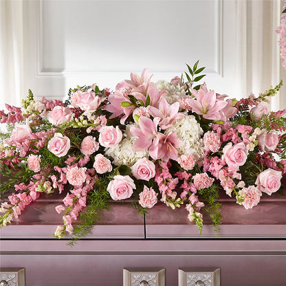 Life & Remembrance Casket Spray –  Charleston Cut Flower Company, Charleston WV